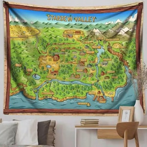 Stardew Valley-kaarttapijt, kanten tapijt
