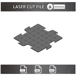 Archivo SVG para corte láser de mapa de batalla de Dungeons and Dragons - Mapa de cuadrícula cuadrada de 1 pulgada