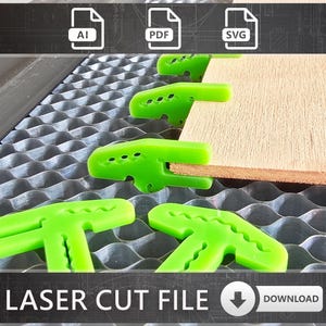 Laser Honeycomb Bed Pin Set – Laser Cut File - Acrylic Laser Pins SVG File