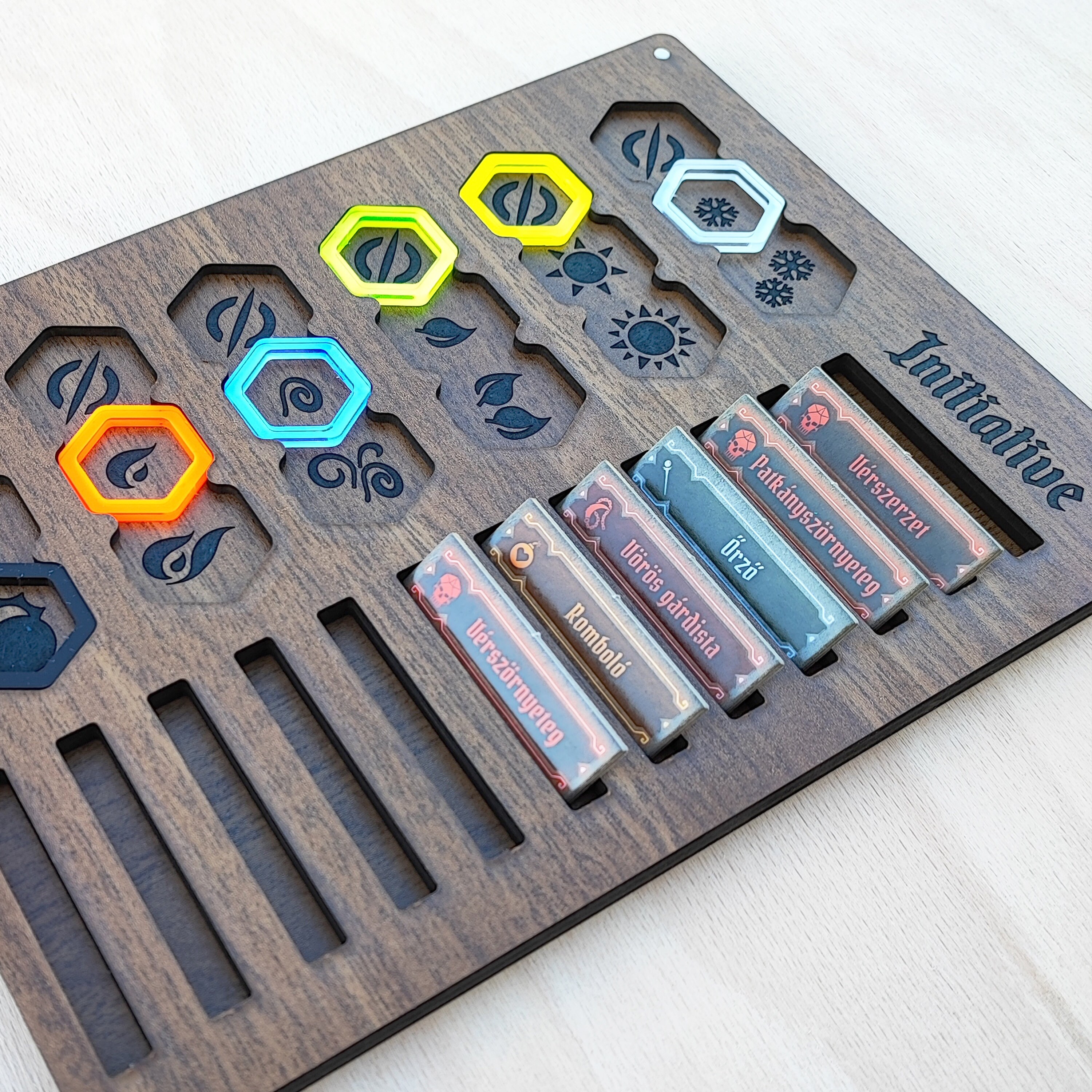 Gloomhaven / Frosthaven Element Tracker Laser Cut Files 3mm Digital