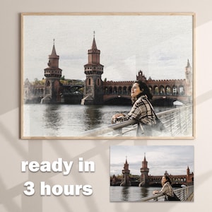Transform Your Personal Photo into a Stunning Digital Portrait – Ready in 3 Hours! Custom Art with Fast Delivery