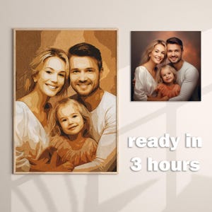 Transform Your Personal Photo into a Stunning Digital Portrait – Ready in 3 Hours! Custom Art with Fast Delivery