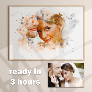 Transform Your Personal Photo into a Stunning Digital Portrait – Ready in 3 Hours! Custom Art with Fast Delivery