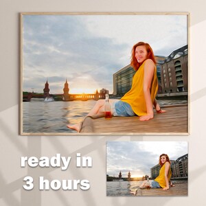 Transform Your Personal Photo into a Stunning Digital Portrait – Ready in 3 Hours! Custom Art with Fast Delivery