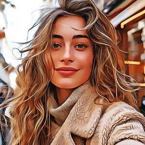 Transform Your Personal Photo into a Stunning Digital Portrait – Ready in 3 Hours! Custom Art with Fast Delivery