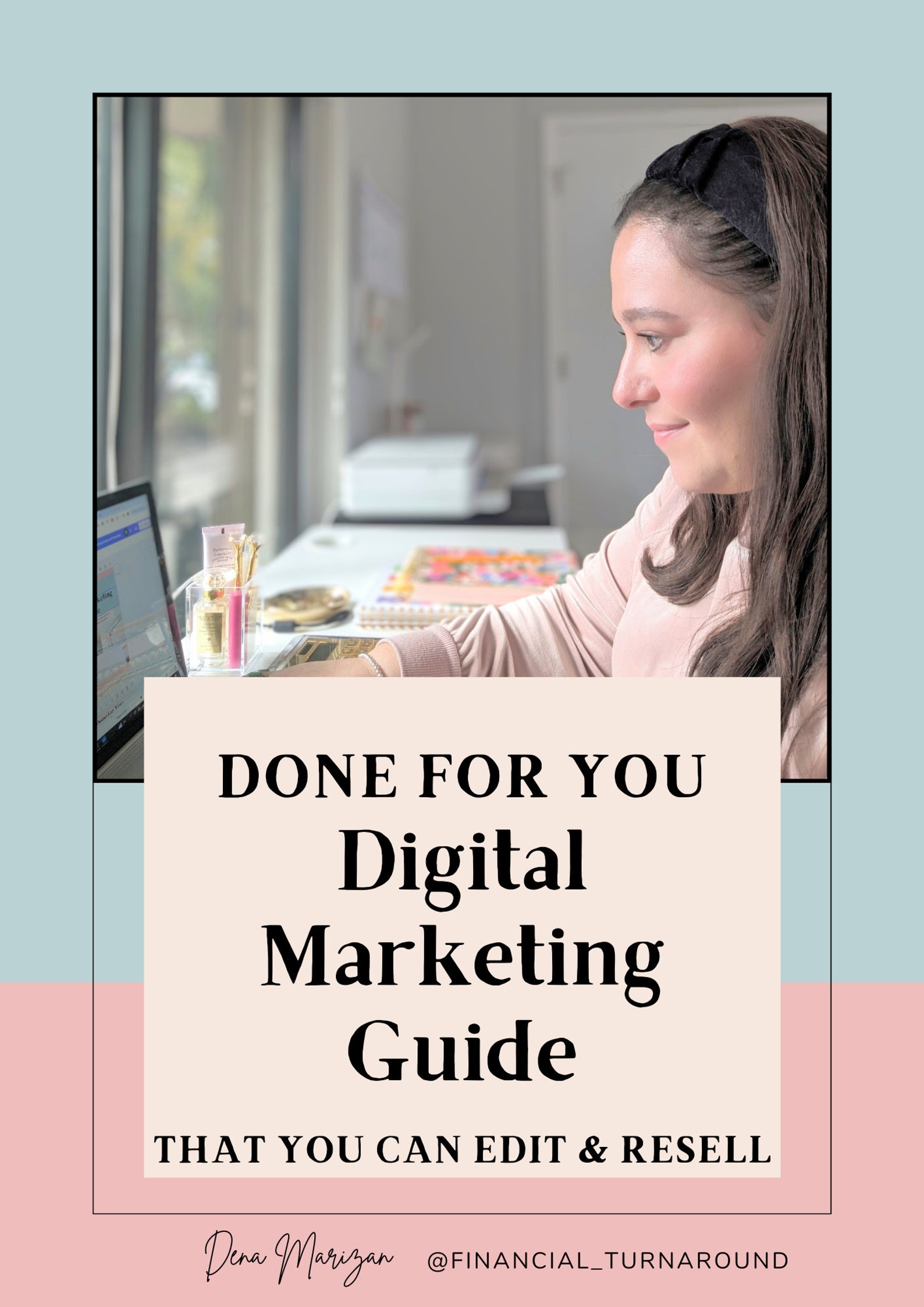 DFY- Done for You- Digital Marketing Guide+ MRR+ Canva Template - Etsy