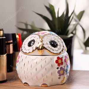 Owl Shaped Incense Burner For Incense Coil, Home Indoor Ceramic Incense Coil Aromatherapy Burner, Cute Incense Holder, Mosquito Coil Holder