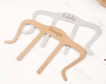 Personalized Sheet Holder Bookmark Clip, Music Page Holder, Piano Guitar Violin, Stainless Steel, Music Teacher Appreciation Gift