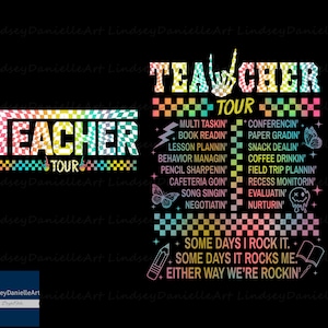 Teacher Tour PNG: Back To School Gift (Digital Download)