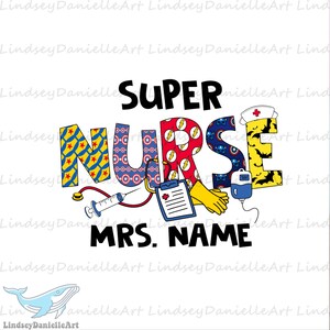 Nome de Enfermeira Personalizado em PNG, Super Enfermeira em PNG, Agradecimento à Enfermeira em PNG, Vida de Professor em PNG, Volta às Aulas, Personagens de Desenho Animado