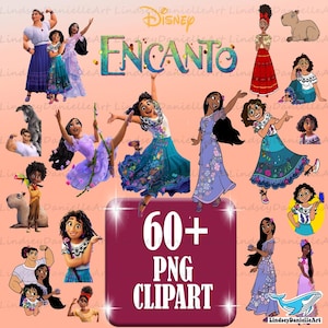 Encanto Clipart Png Bundle, Encanto Png , Princess PNG, Instant Digital Download