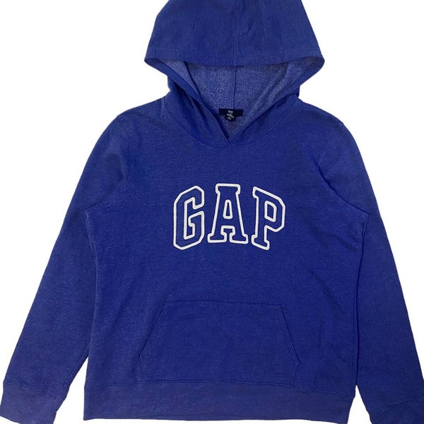 Vintage GAP Hoodie Sweatshirt Blue