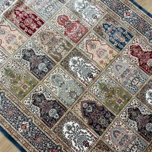 Four Seasons Design Rug, Bamboo Silk Rug 4x6, Persian Pattern Rug, 4x6 ...