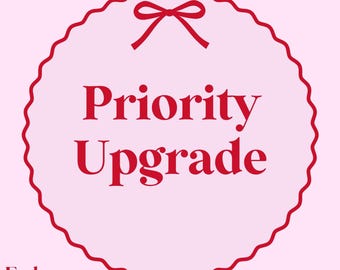 Do not apply any discounts to this please! Priority delivery upgrade