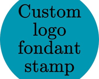Custom Logo Cookie Stamp, Personalised Company Brand Fondant Embosser, M&S Biscuit Hack