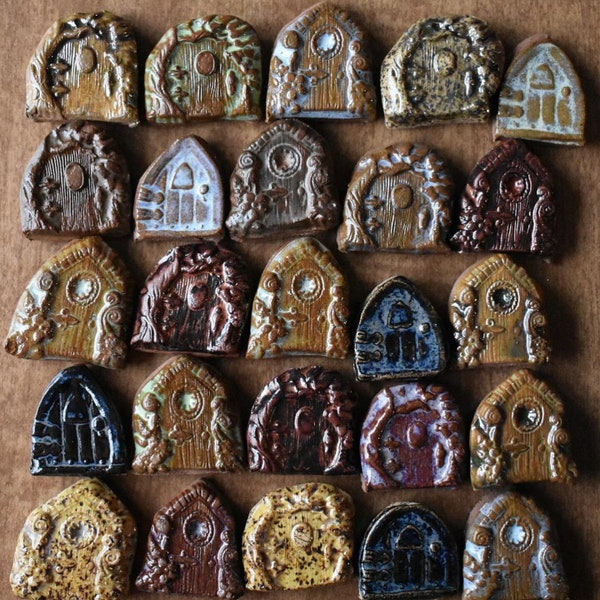 Ceramic Fairy Door Magnets