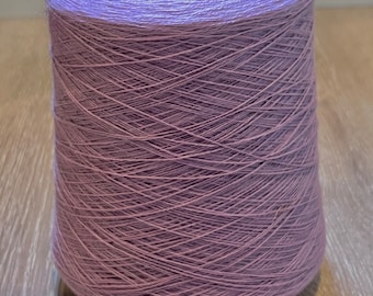Rosa polvoriento/“lavanda” 100% Cono de hilo de cachemira 540 g máquina de tejer 2/28 peso del cordón