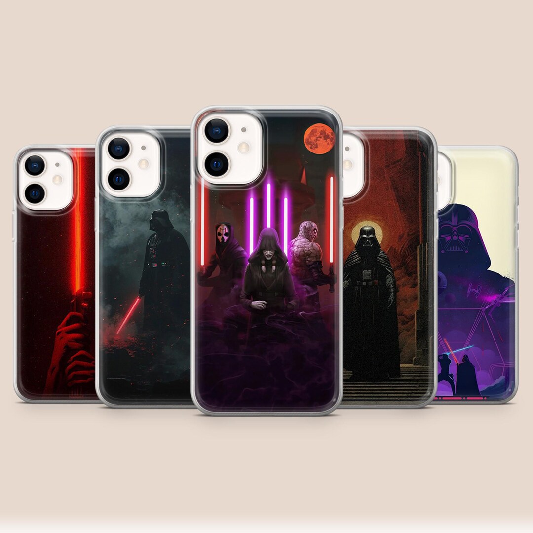 Star Wars Phone Case Darth Vader Dark Sith Cover for iPhone 16, 15, 14