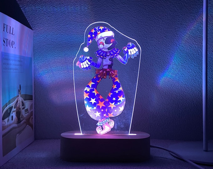 Five Nights at Freddy's Moondrop Night Light Lamp, Moondrop Night Light, Gift for Gamers, Christmas Gift, Colors Changing, Birthday Gift