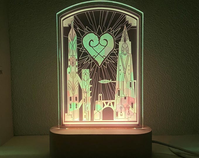 Metaphor Refantazio Book Inspired Night Light,  Gift for Gamers, Christmas Gift, Colors Changing, Birthday Gift