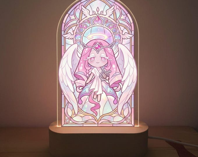 Sugar Cookie Night Light, Cookie Run Charms Gift for Gamers, Birthday Gift, Christmas Gift