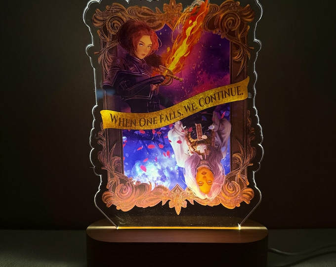 Clair Obscur Expedition 33 Maelle Alicia Night Light, Gift for Gamers, Christmas Gift, Colors Changing, Birthday Gift