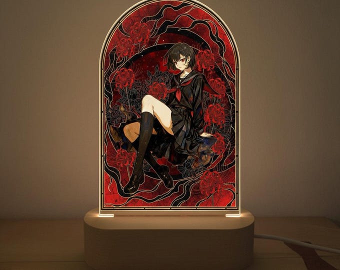 Hinako Inspired Night Light, Gift for Video Game Fans, Christmas Gift, Colors Changing, Birthday Gift