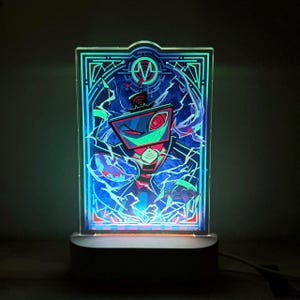 Hazbin Hotel Vox  Night Light,  Gift for Fans, Christmas Gift, Colors Changing, Birthday Gift