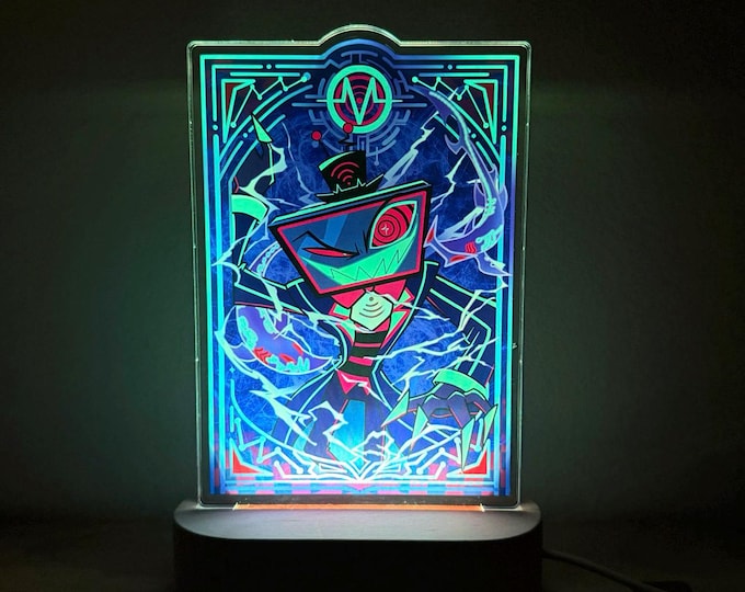 Hazbin Hotel Vox  Night Light,  Gift for Fans, Christmas Gift, Colors Changing, Birthday Gift