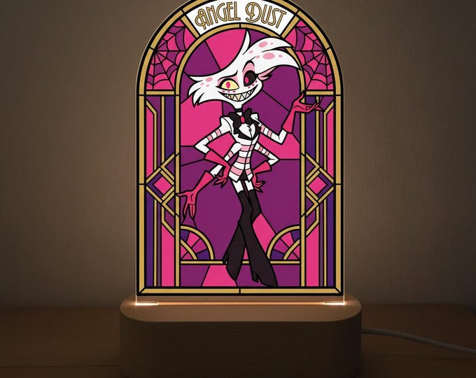 Angel Dust Night Light,  Gift for Gamers, Christmas Gift, Colors Changing, Birthday Gift