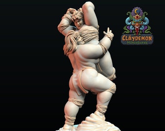 Claydemon Miniatures - The Wrestlers / 3D miniatures for wargaming and tabletop, DnD, fantasy