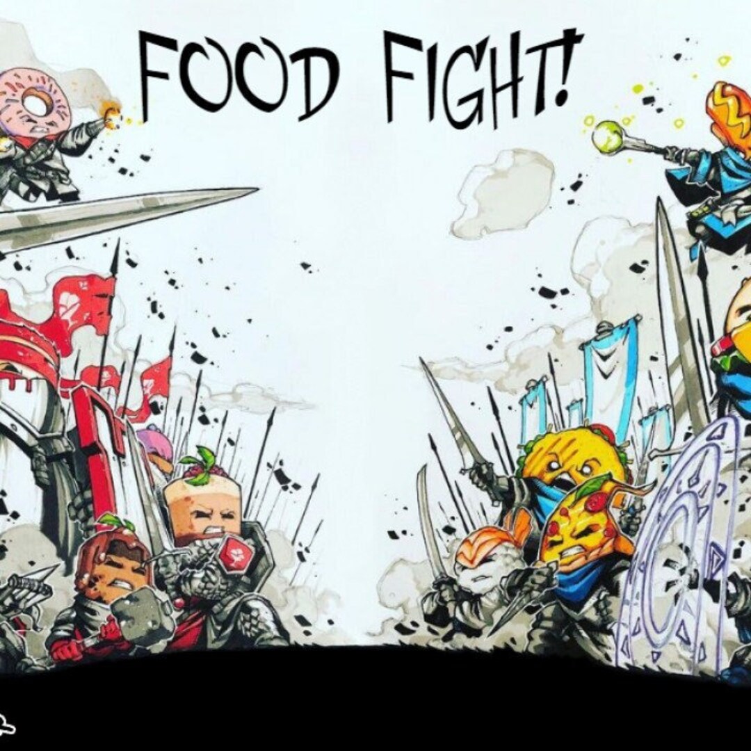 Food Fight sweet Vs Savory Sweet Faction / 3D Miniatures for Wargaming
