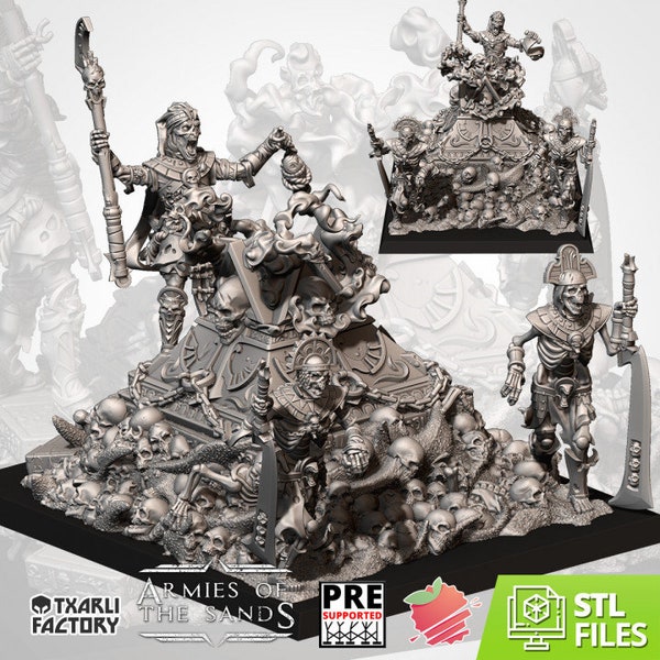 Armies of the Sands - Ark of Souls / 3D Miniatur für Wargaming und Tabletop, DnD, Fantasy, Old World