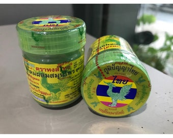 Hong-Thai Inhaler, herbal inhaler (large jar, 40 grams) Herb Essence, original from Thailand. Free shipping !