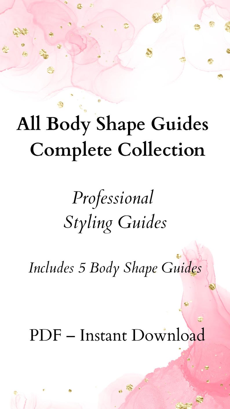 Body Shape Reference Guide All Body Shape Guides β Complete Styling Collection | 5 PDF Bundles - Etsy
