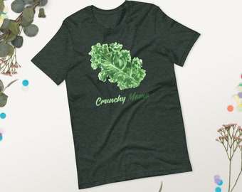 Crunchy Mom Mama Tshirt, crunchy Kale, Funny shirt, alternative bohemian shirt