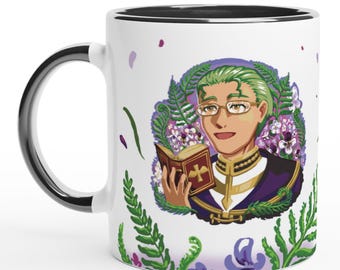 Heiter Frieren Jenseits der Reise Anime Tasse | Weiße Keramik Nerd Tasse 11oz