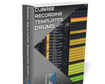 Cubase-opnamesjablonen: drums