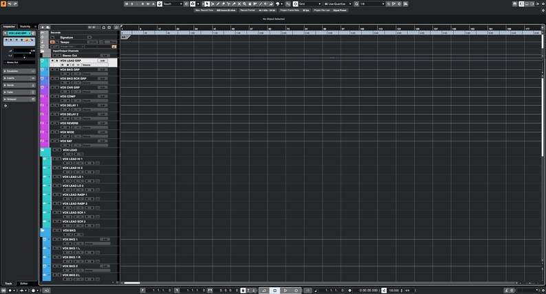 Vocal Recording Template