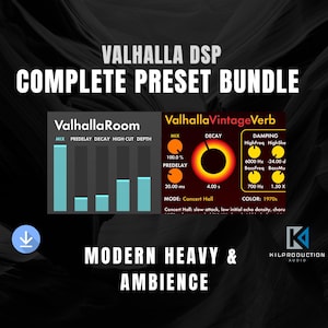 Valhalla VintageVerb & Raum Presets Bundle (85 Presets)