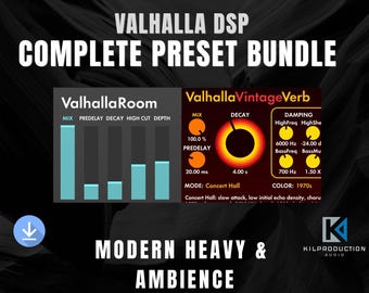 Valhalla VintageVerb & Room Presets Bundle (85 Presets)