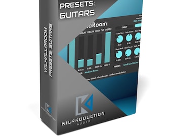 Preajustes de ValhallaRoom: Guitarras