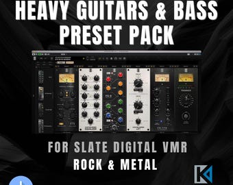 Preajustes de guitarras y bajos pesados para la cadena de mezclas Slate Digital VMR/Metal/Rock