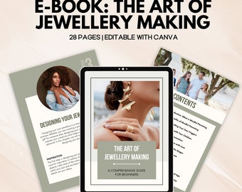 Jewellery Making eBook, Beginner Tutorial, MRR PLR (PDF)