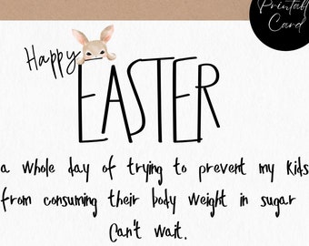 Printable Easter Card, Home-made cards