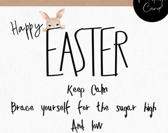 Printable Easter Card, Home-made cards