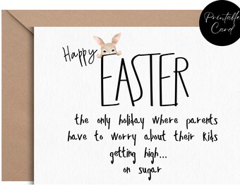 Printable Easter Card, Easter, Home-made cards