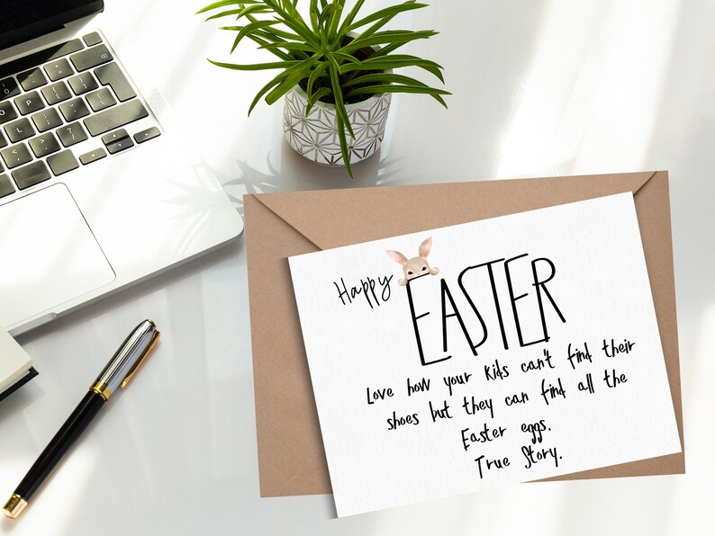 Printable Easter Card, Home-made cards image 2