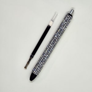 Crystal Rhinestone Pen plus on Refillable Ink Cartridge
