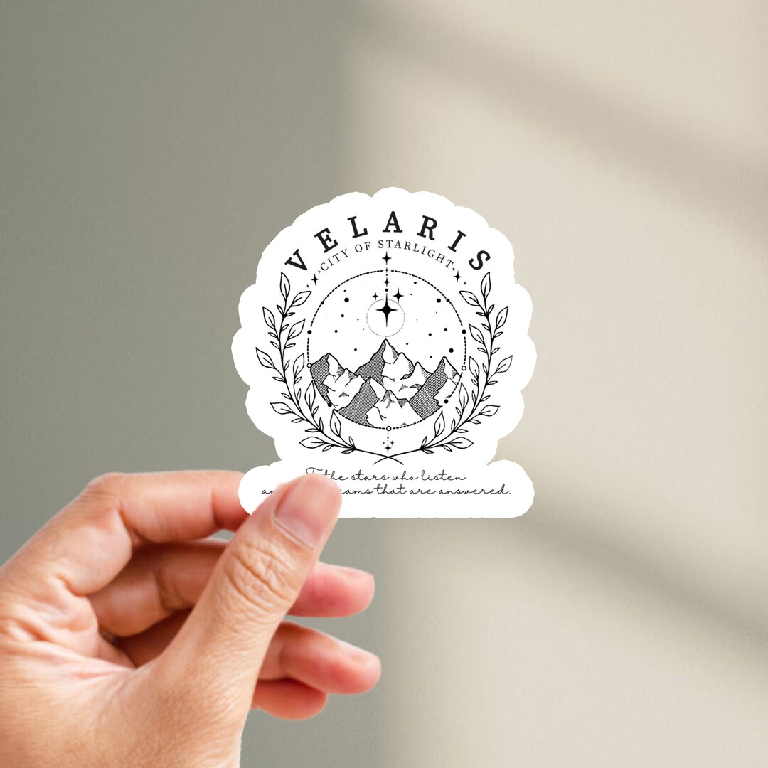 Velaris City of Starlight Sticker, Bookish Sticker, Book Lover Gift ...